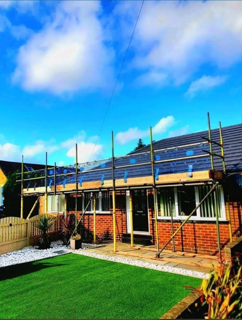 Domestic scaffolding in Bradford